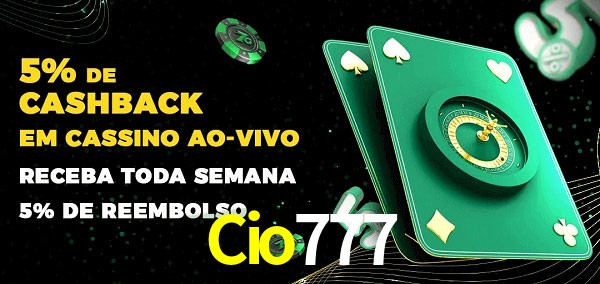 Promoções do cassino ao Vivo Cio777